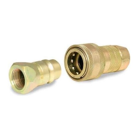 Apache Apache Hydraulic Quick Coupler 39040925, 1/2" Body Coupler Set (Poppet) 1/2"FNPT 39040925